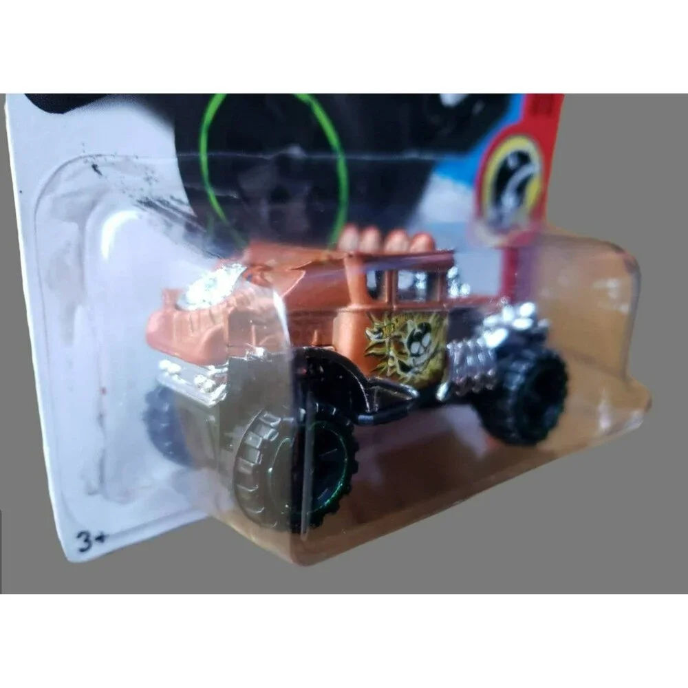 2017 Hot Wheels BAJA BONE SHAKER HW Daredevils #91/3 Satin Orange Off Road 6-SP